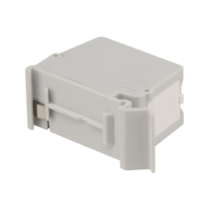 Повторитель портов RJ45 на DIN-рейку, экранированный, кат.6, формата Keystone, со шторками, белый